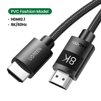 Choice Hdmi-Compatible Cable for Xbox Series X 2.1 8K/60Hz 4K/120Hz for Xiaomi Mi Box PS5 HDR10+ 48Gbps 8K